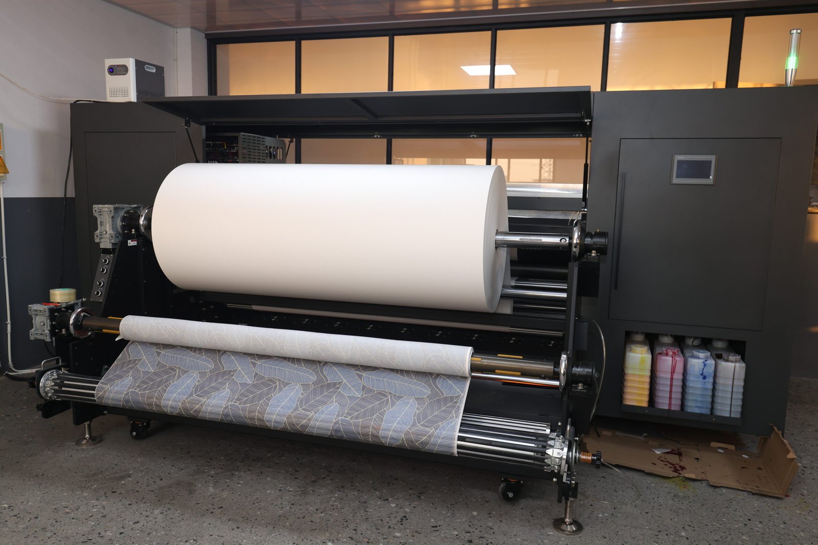 Close-up shot of the Oxford fabric weave